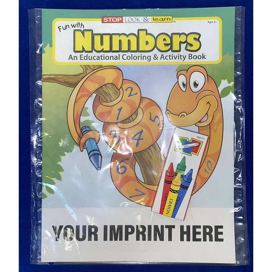 COLORING SET - Fun With Numbers Coloring Book Fun Pack 1