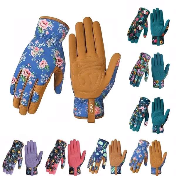 Breathable Lightweight Printed Gardening Glove