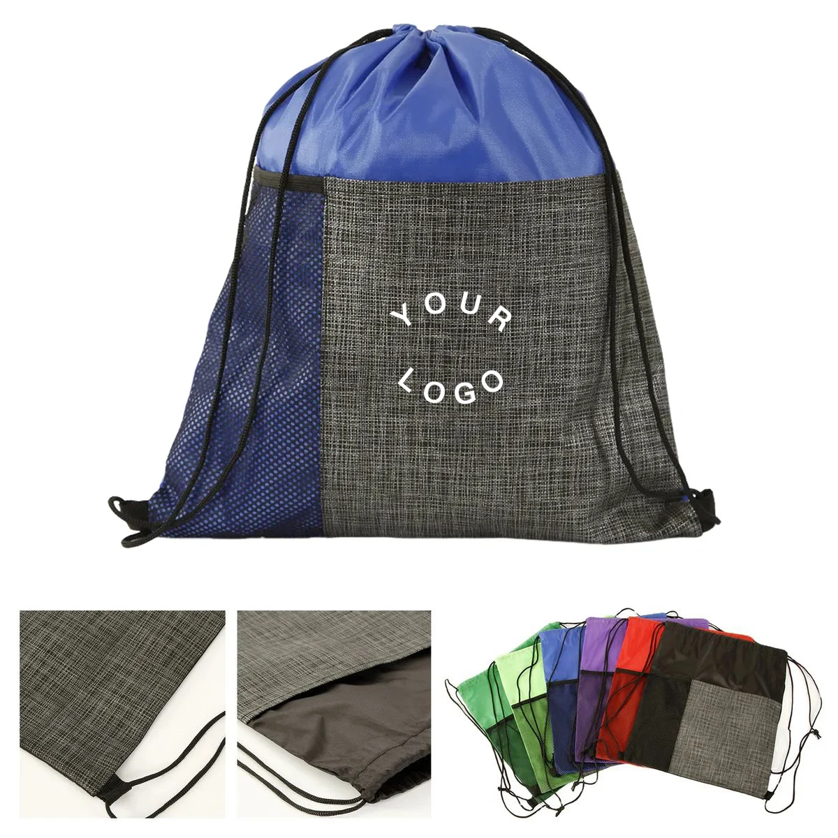 Reusable Drawstring Bag for Travel or Errands 1