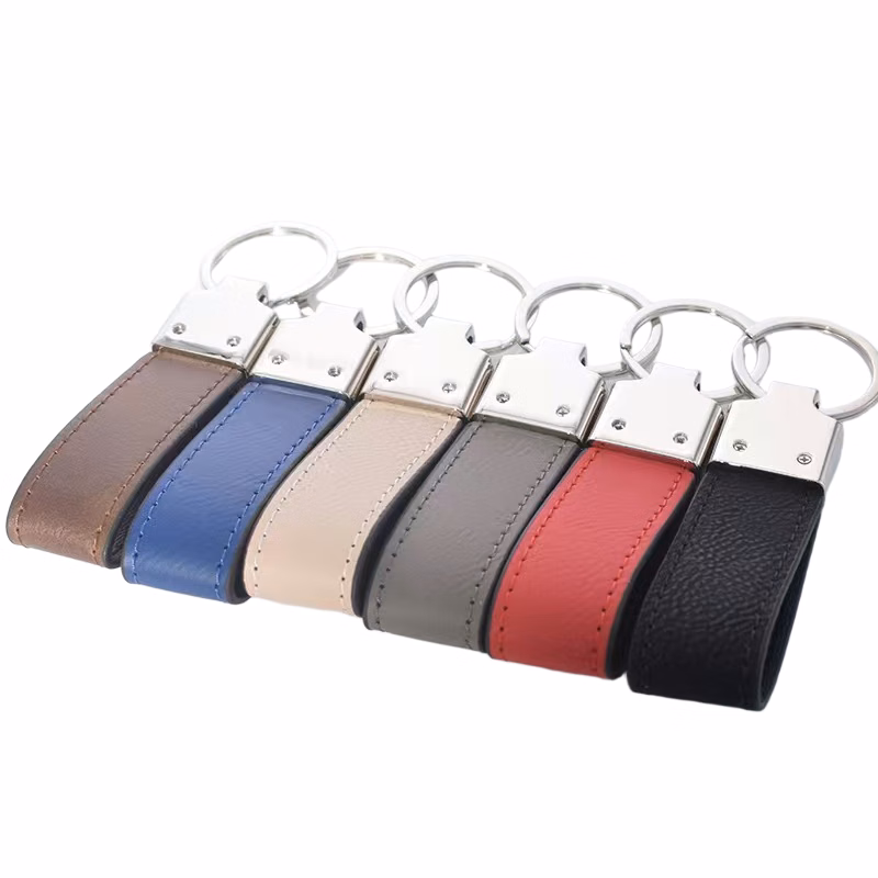Hybrid Steel Leather Key Ring