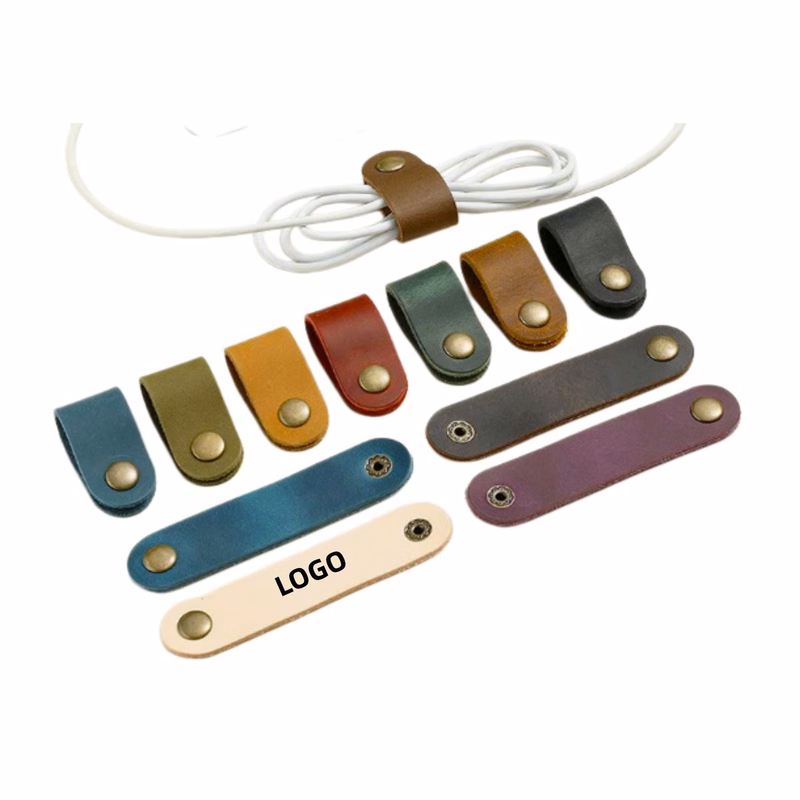 Pu Leather Cable Winder