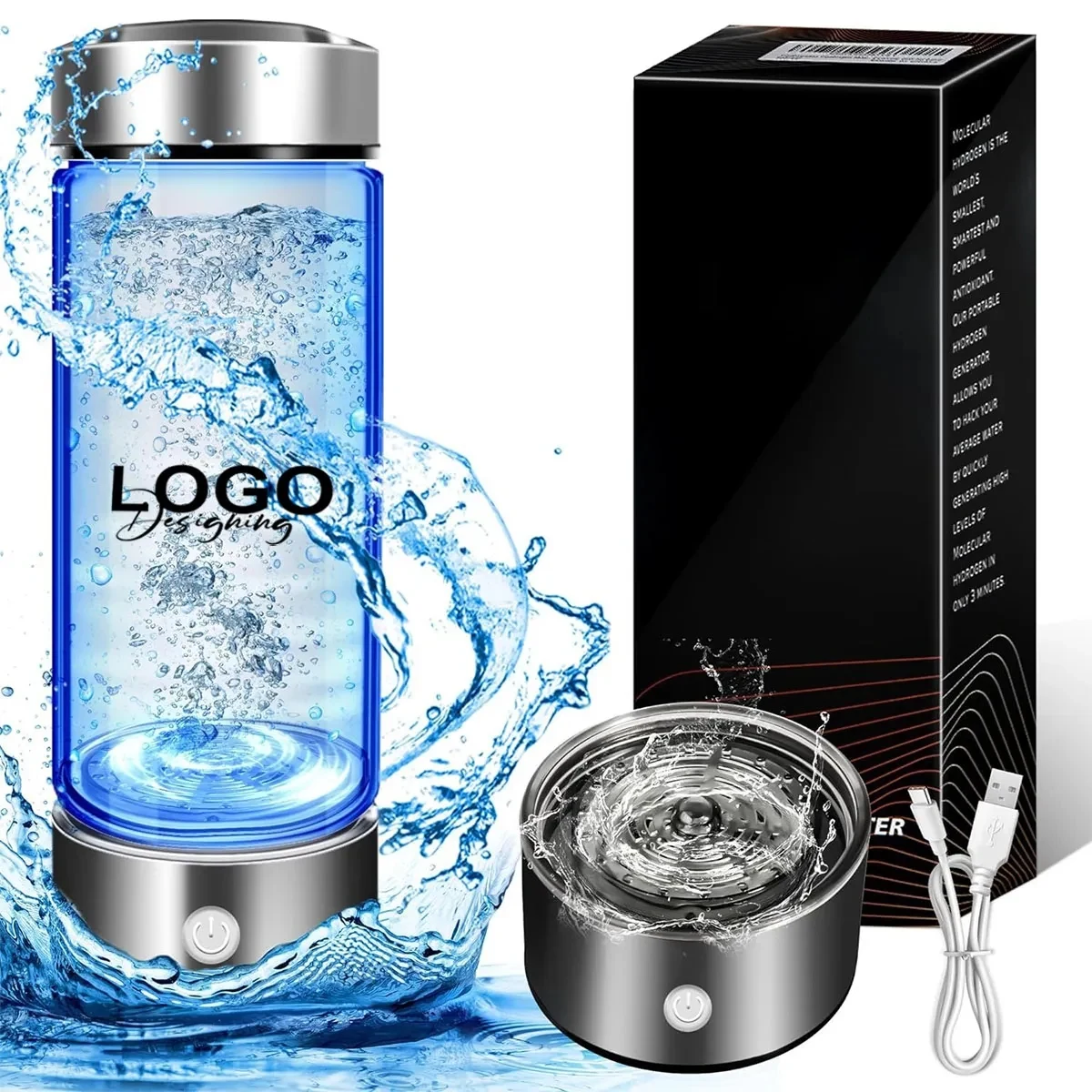 Hydropures Hydrogen Water Bottle 1
