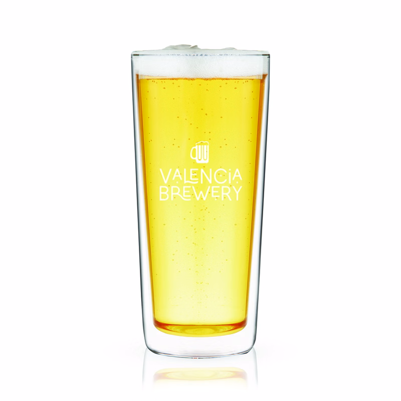 True® Double Walled Beer Pint Glass, set of 2