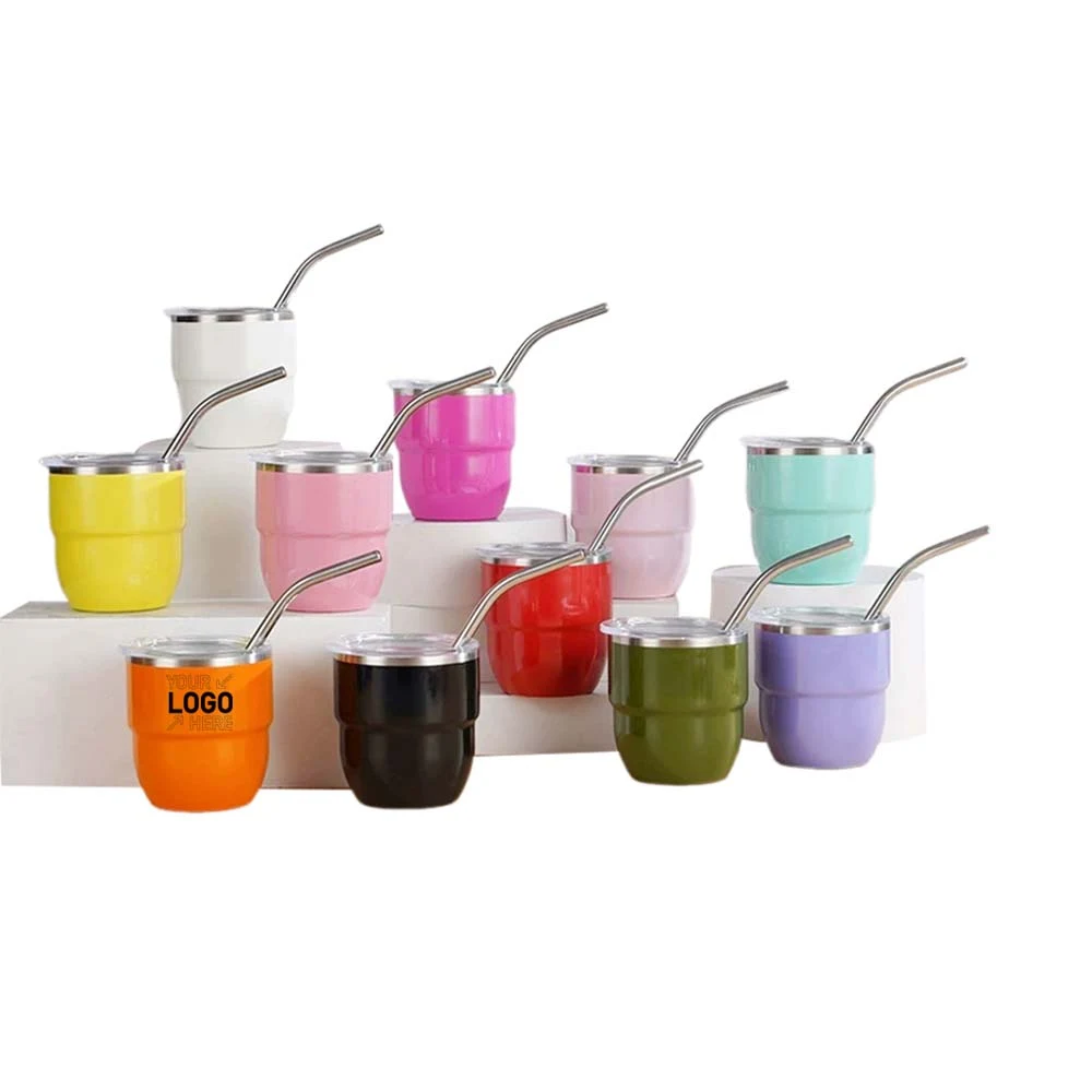4OZ Mini Tumbler with Lid And Straw 1