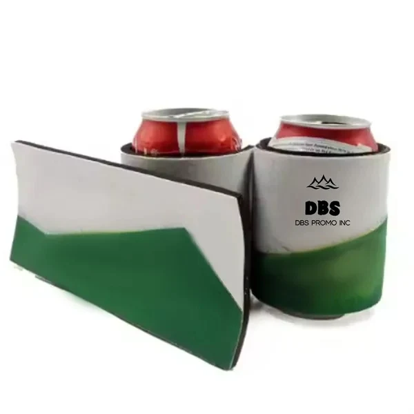 Vibrant Slap Can Coolers Flag Sleeve Covers by Neonblond 1