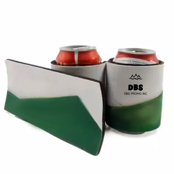 Vibrant Slap Can Coolers Flag Sleeve Covers by Neonblond