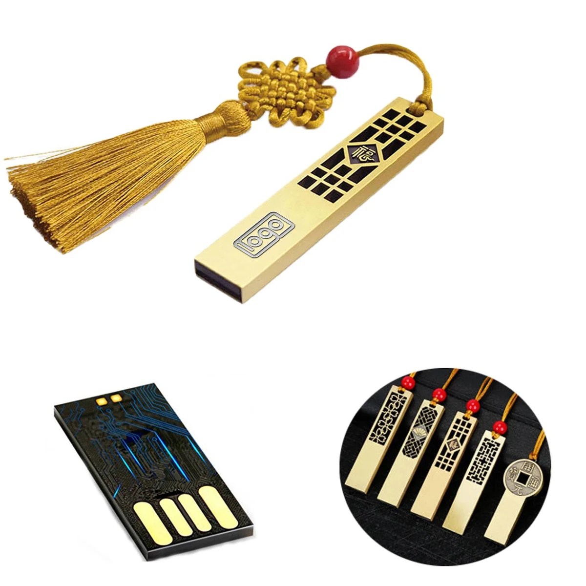 4GB Chinoiserie USB Flash Drive 1