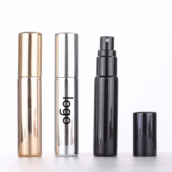 Refillable Spray Bottles Glass Half Cover Perfume Containers for Commutes, Fitness and Travel