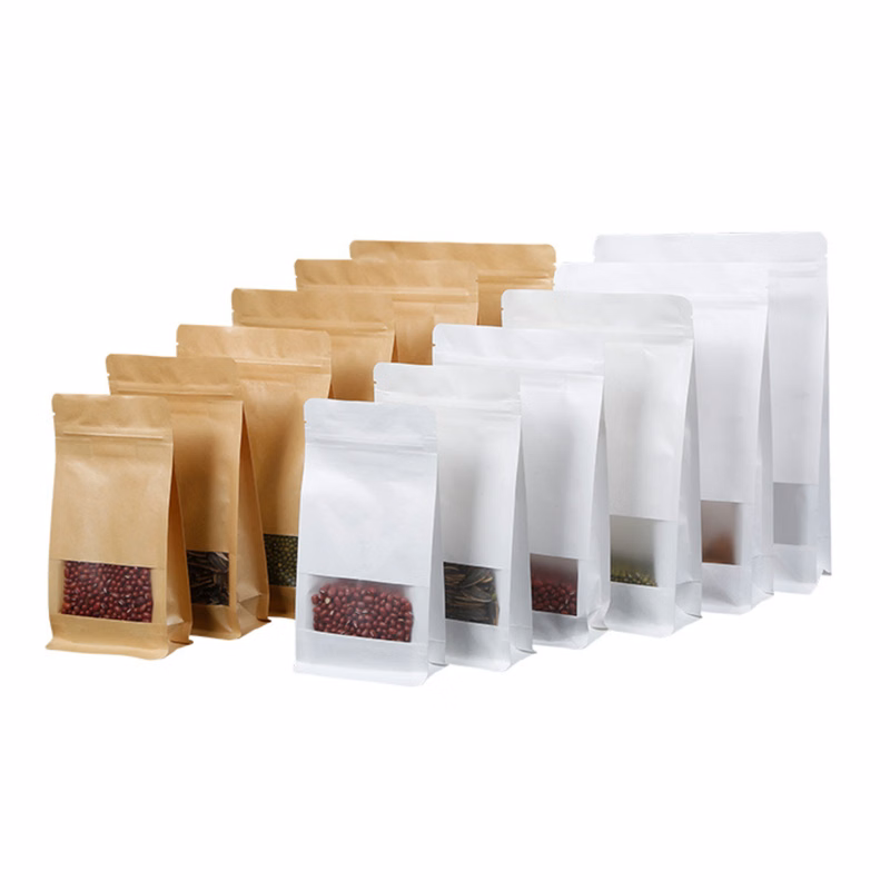 5.5" x 7.9" Stand Up Bags With Matte Window