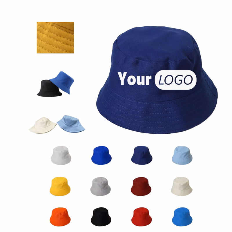 Breathable Cotton Blend Bucket Hat