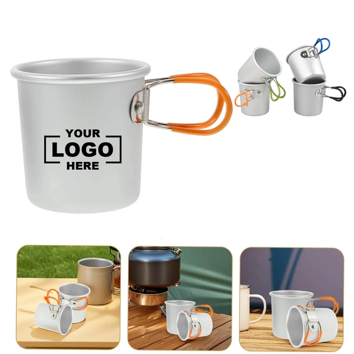 Outdoor Foldable Handle Safety Travel Cup 1