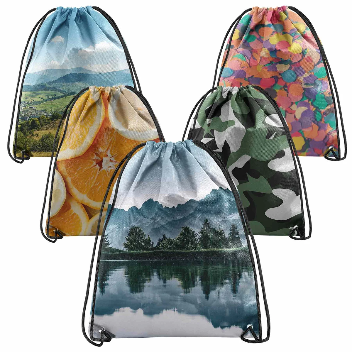Dye-Sublimation Drawstring Backpack 1