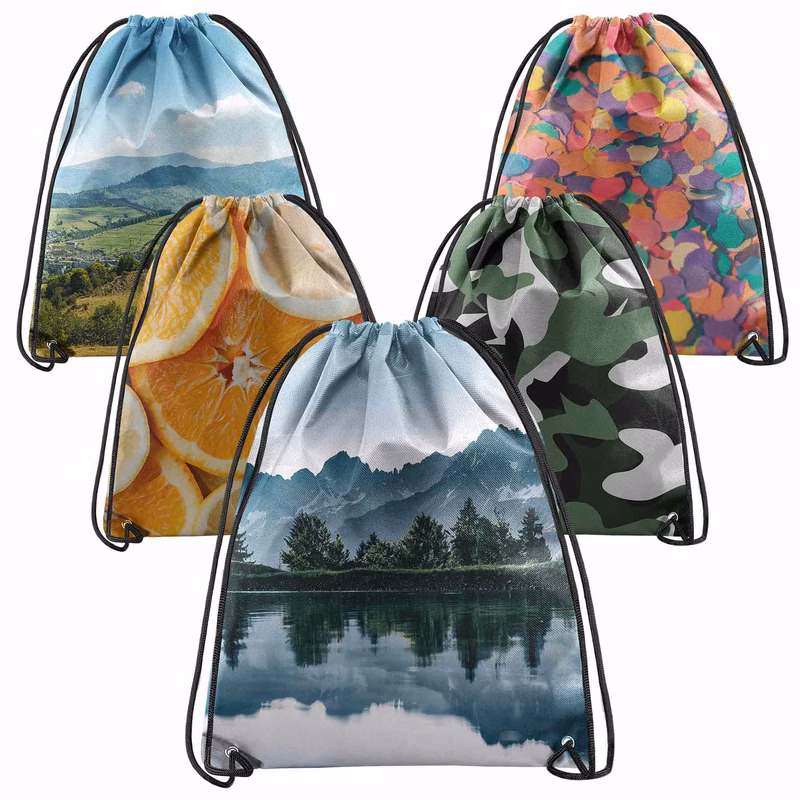 Dye-Sublimation Drawstring Backpack