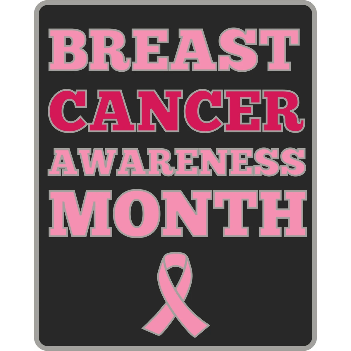 Breast Cancer Awareness Hard Enamel Lapel Pin 1