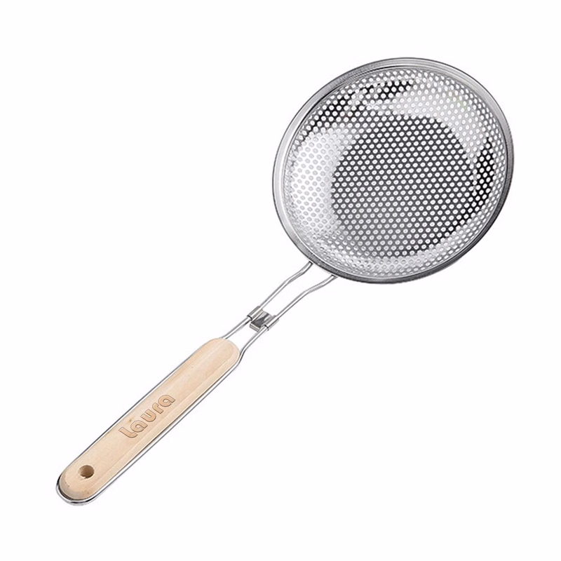 Stainless steel colander