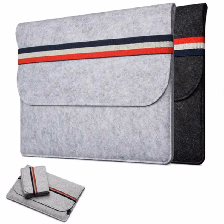 Two-In-One Felt Laptop Sleeve