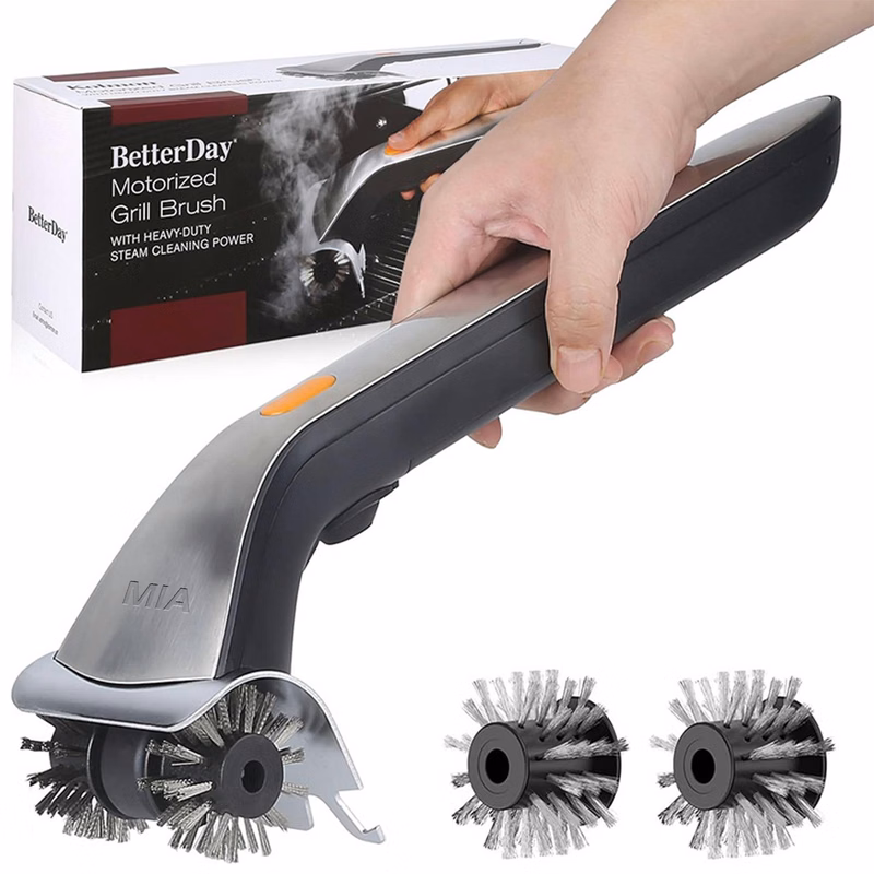 Electric stainless steel wire barbecue brush