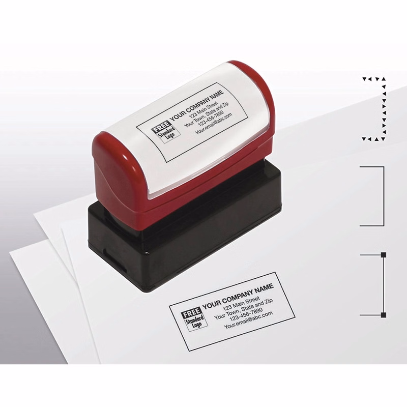 Stamp, Name & Address, Medium - Pre-Inked