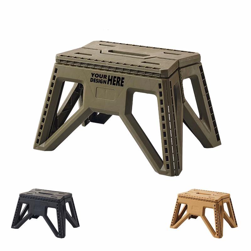 Portable Camping Folding Plastic Stool