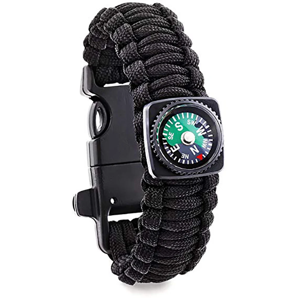 Survival Paracord Bracelet with Compass 1