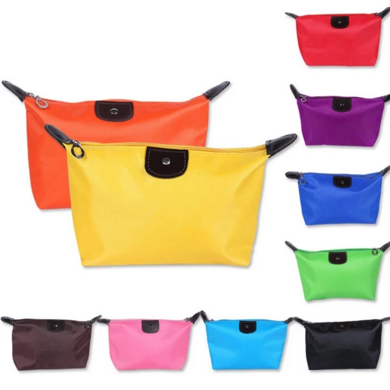 Dumpling Shape Waterproof Portable Cosmetic Bag 1
