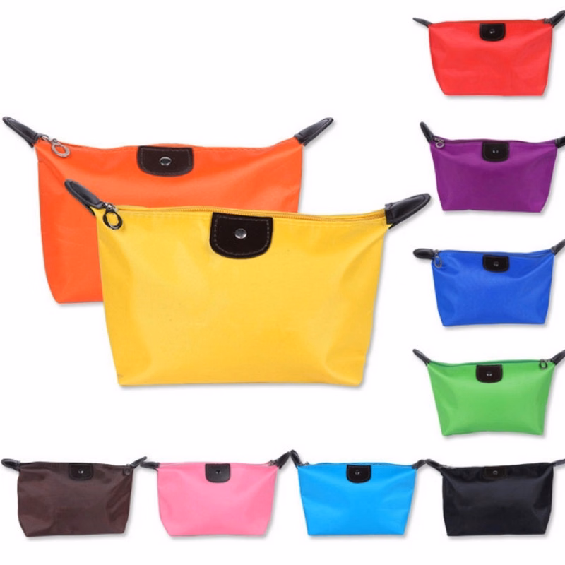Dumpling Shape Waterproof Portable Cosmetic Bag
