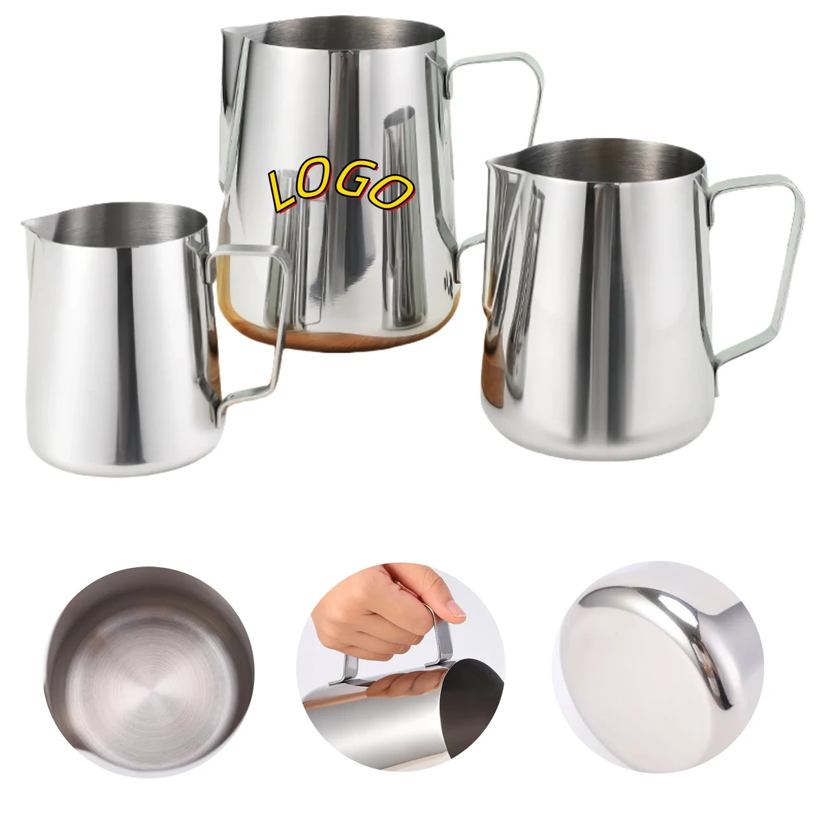 304 Stainless Steel Milk Frothing Cup 1