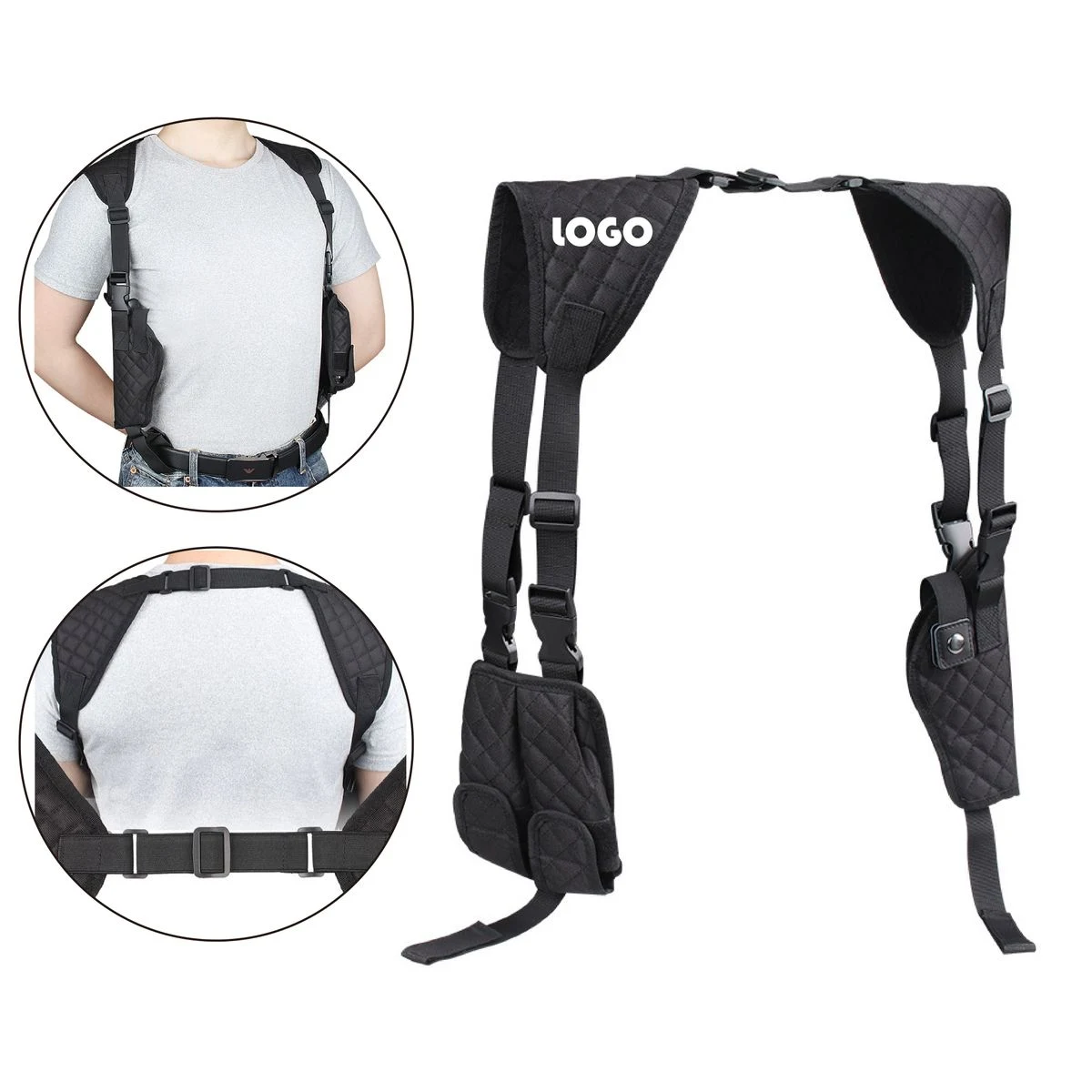 Double Shoulder Concealed Pistol Holster 1