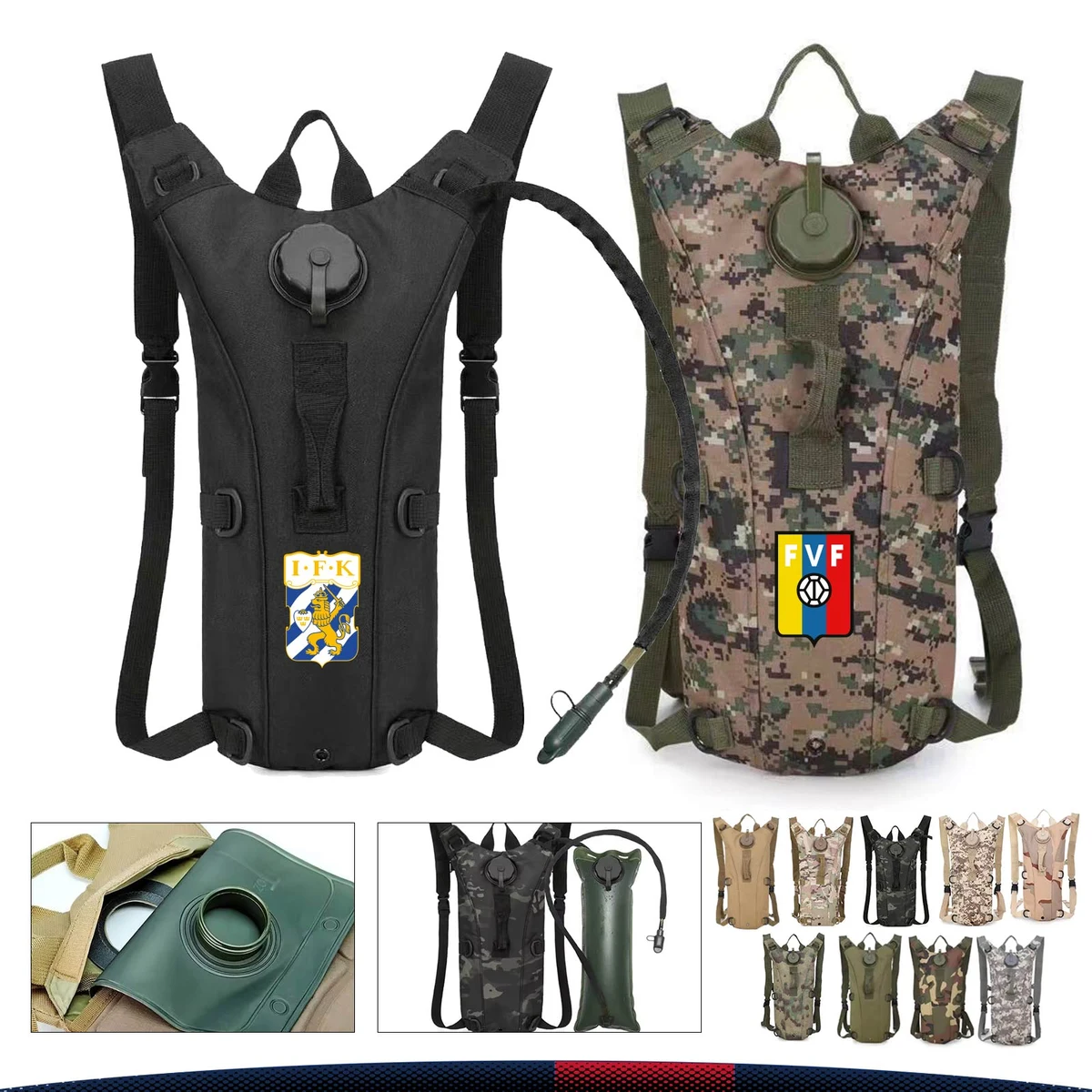 Nadus Hydration Backpack, custom backpack with logo imprint 1