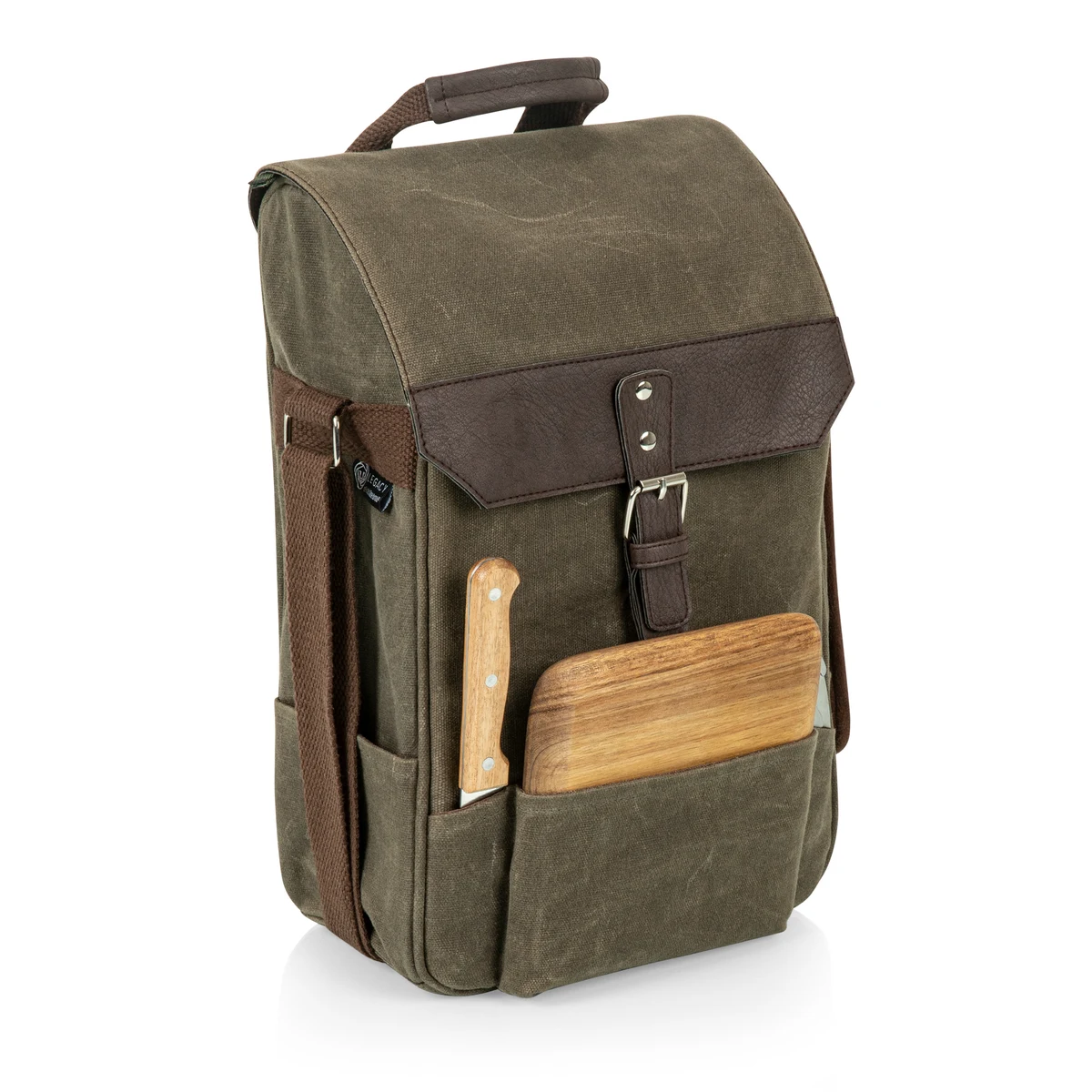 2 Bottle Insulated Wine & Cheese Cooler Tote 1