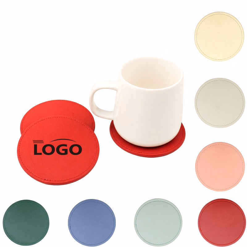 PU Leather Drink Coaster