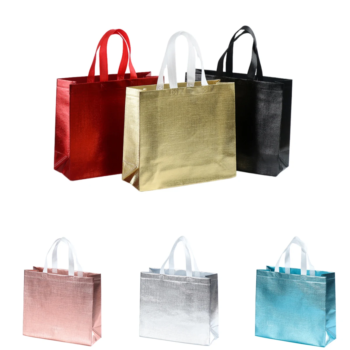 Reusable Glossy Non-Woven Tote Bag 1