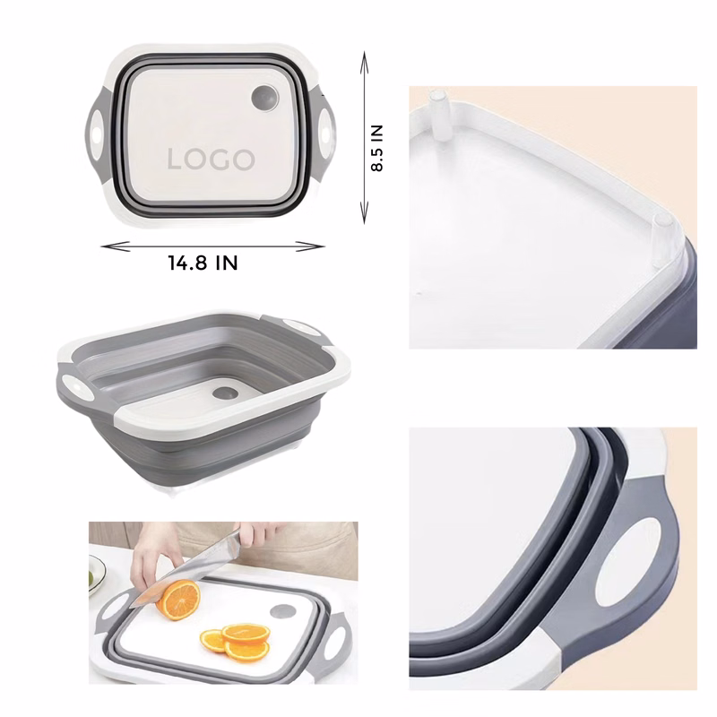 MOQ 10 PCS Versatile Folding Plastic Cutting Board