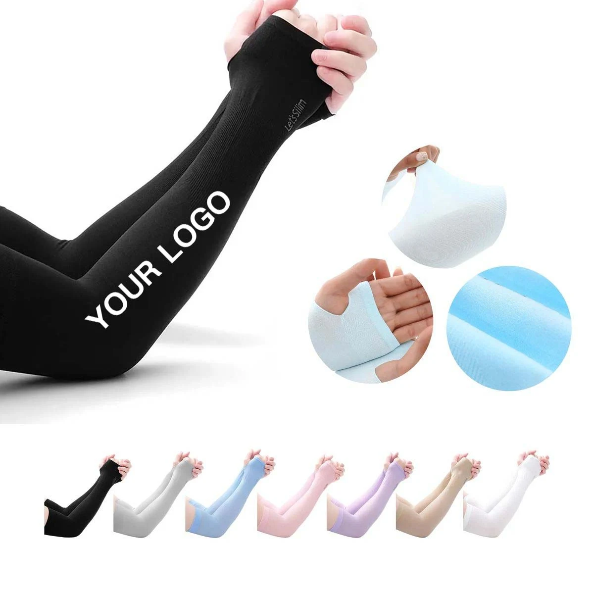 Stretchable Arm Sleeves Cooling and Breathable 1