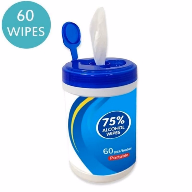 60pcs Pack Alcohol Wipes