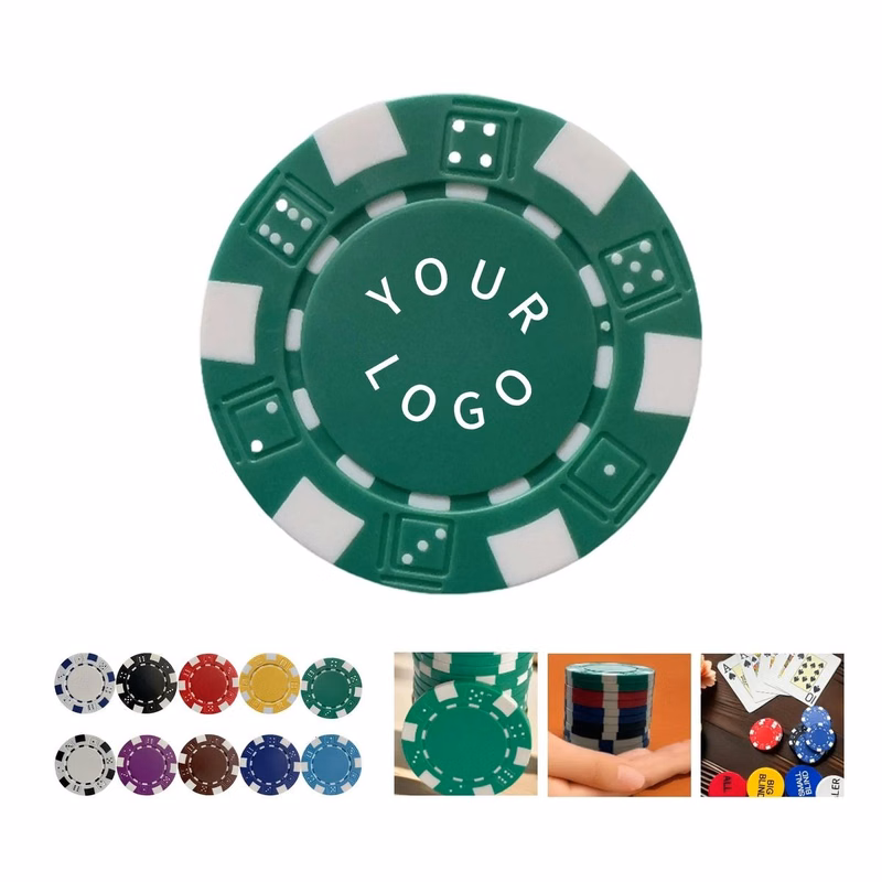 Customizable Poker Chips 1.57 inches for Texas Hold'em, Blackjack, and Events