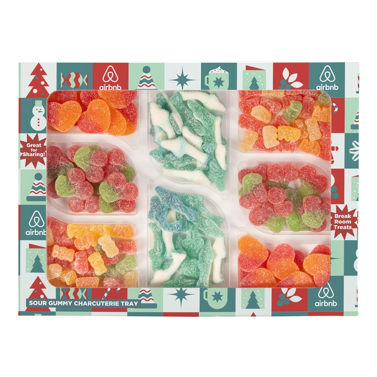 Sour Gummy Charcuterie Tray in Custom Box 1