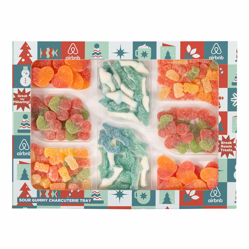 Sour Gummy Charcuterie Tray in Custom Box