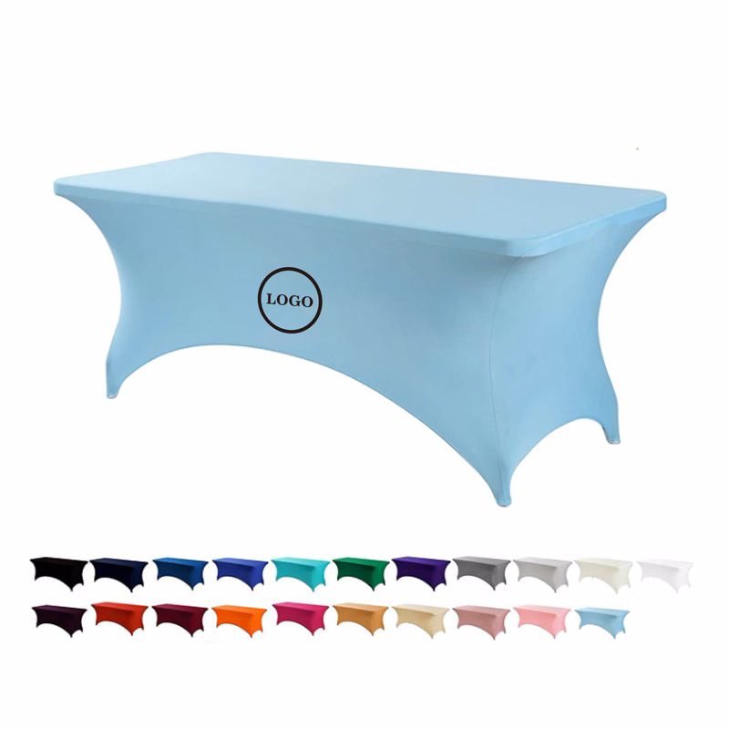 6FT Wrinkle-Free Stretch Tablecloth for Events