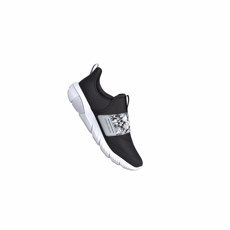 UA Flash Printed Boys' Grade School Running Shoes