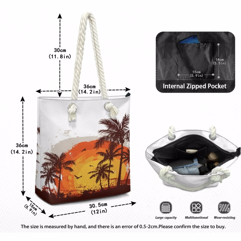 Portland Button-Up Canvas Tote Bag