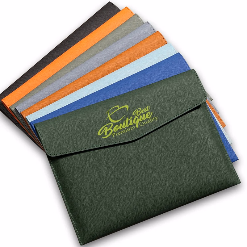PU Leather A4 File Document Holder Waterproof Envelope Case