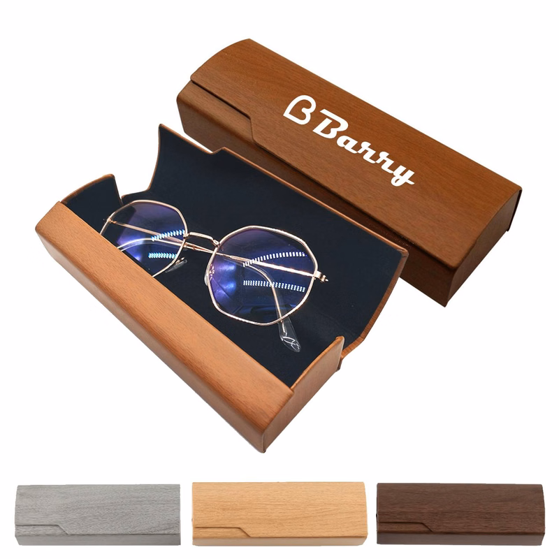 Imitation Wood Grain Eyewear Case