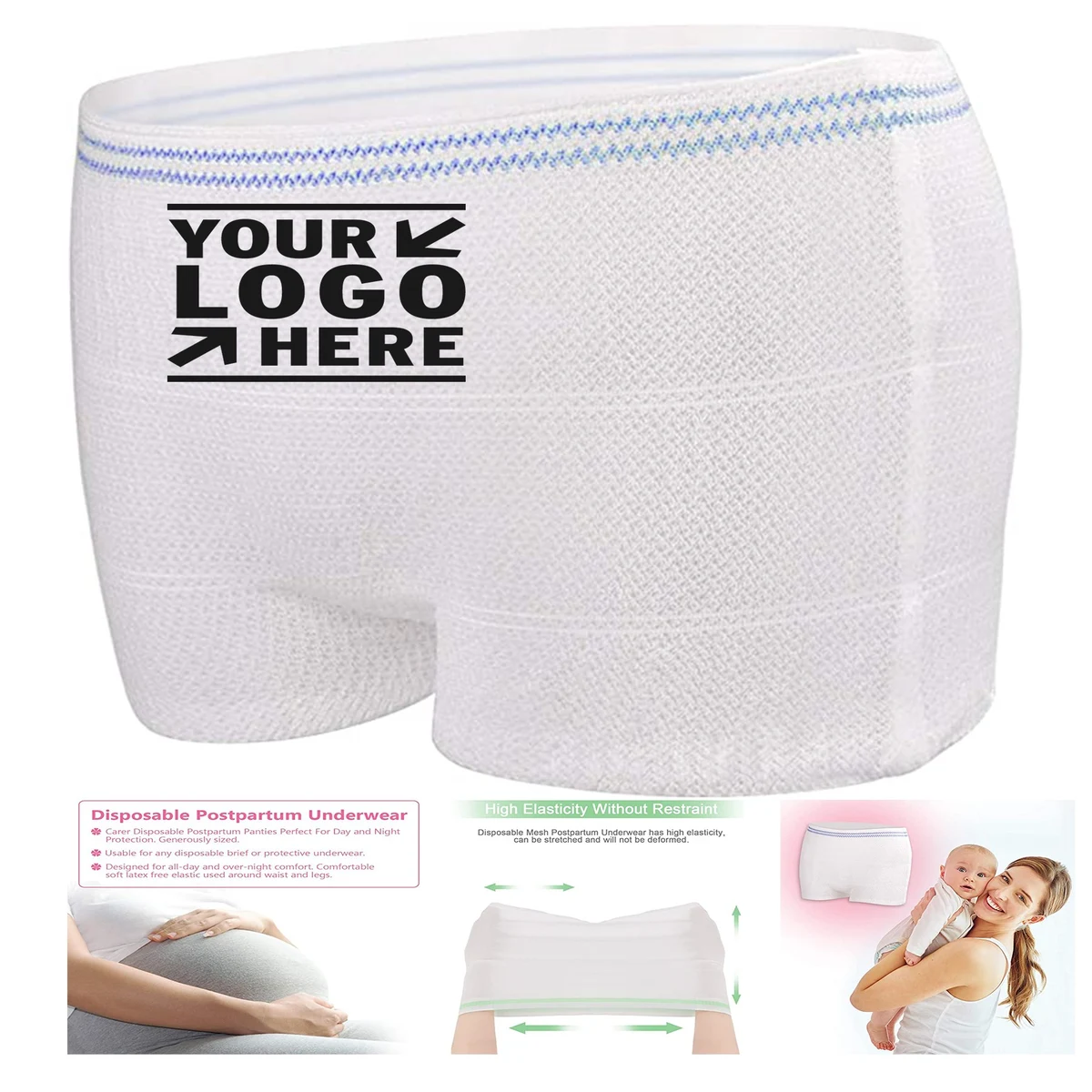 High Waist Disposable Maternity Pants 1