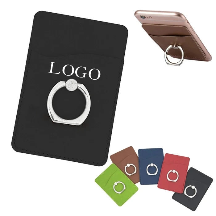 PU Smartphone Wallet with Ring Stand 1
