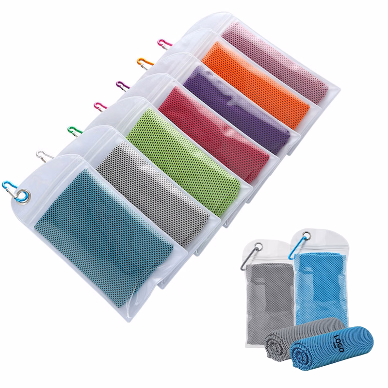 Quick Dry Breathable Cooling Towel With Carabiner Clip