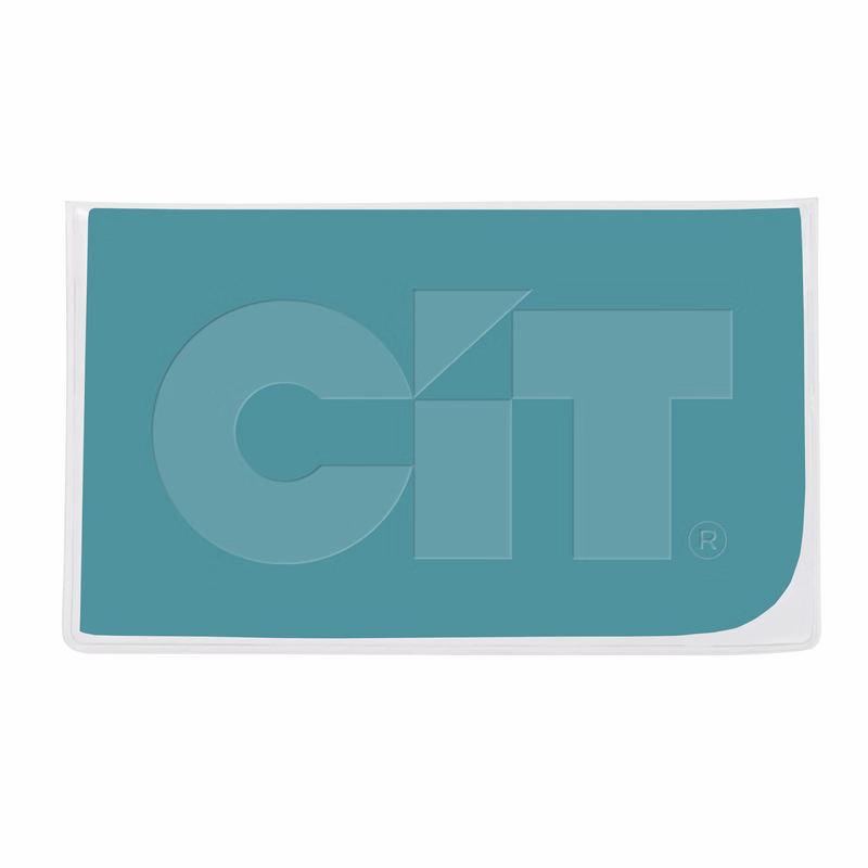 Premium 4" x 7" Debossed Microfiber Cloth in Clear Vinyl Pouch