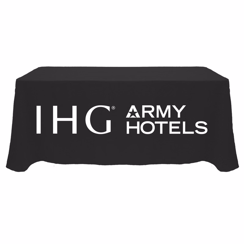 90X156-DG-P IHG ARMY HOTELS TABLECLOTH
