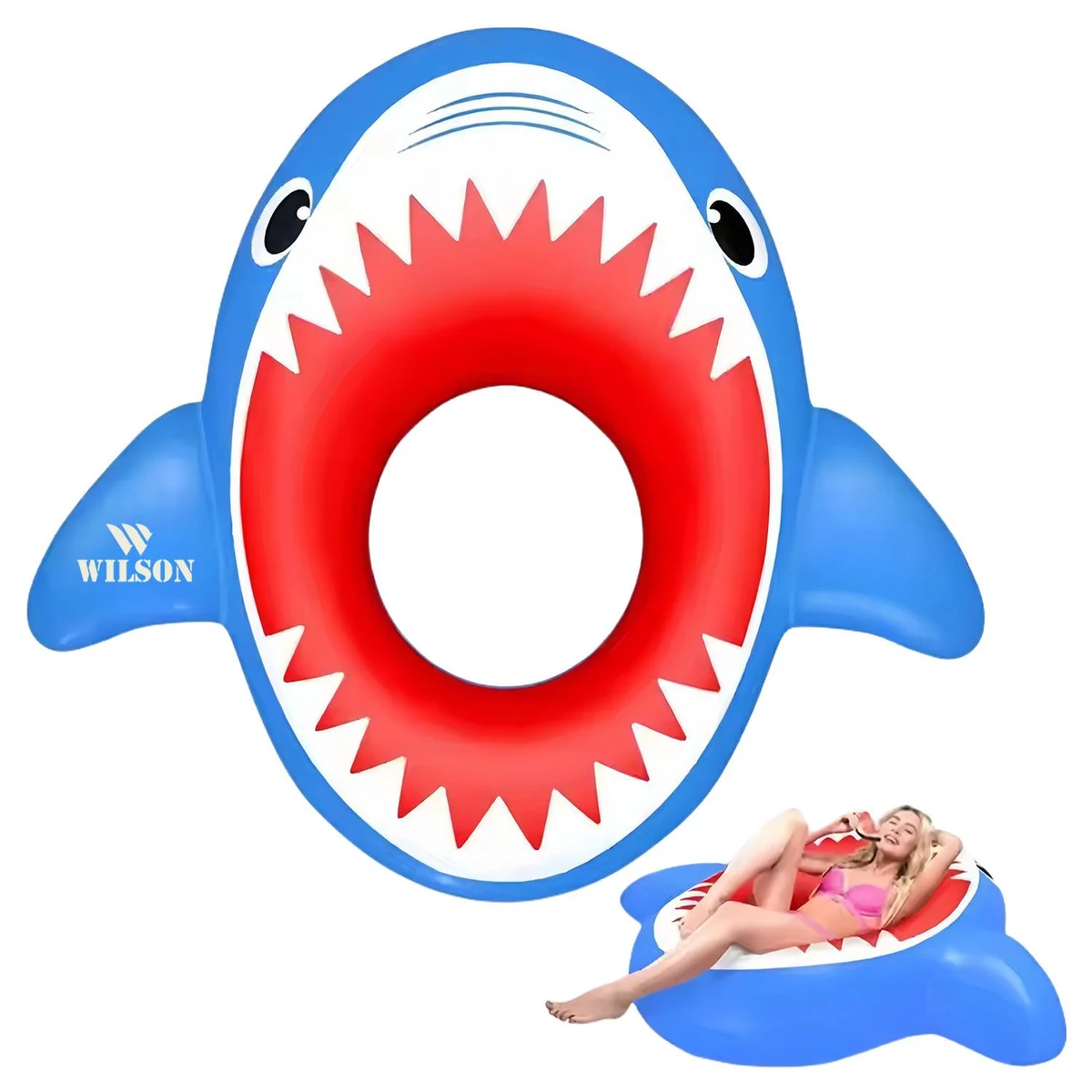 Inflatable Shark Swimming Ring 1