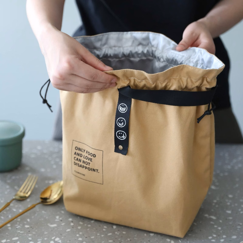 Double Bunched Lunch Box Bag